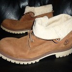 TIMBERLAND ROLL TOP BOOTS – BROWN – 11-1/2  AUTHENTIC
