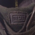 Diesel Men’s Wish Brown W/Beige Leather Sneakers Size 13