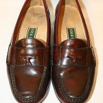 COLE HAAN Men’s Size 9 LOAFERS Burgundy Tassle SHOES Leather