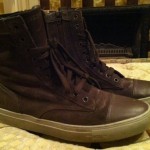 DIESEL Full Leather Lace & Zip Hightop Boots Sneakers Shoes 12 (45 Neiman Marcus