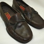 Cole Haan “Country” Mens Loafers Shoes Brown/Black 2 Toned Leather Size 13M