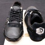 NIB Diesel Men’s Black Leather Fashion Casual Athletic Sneakers Shoes Size 8