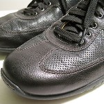 Cole Haan Nike Air Black Leather Fashion Sneakers, Size 9 M