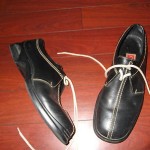 COLE HAAN COUNTRY NIKE AIR BLACK LEATHER OXFORDS MENS SZ 9 M