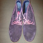 Cole Haan Nike Air Chukka Boot Purple Men’s Pink Laces Fall 9 SoHo Suede