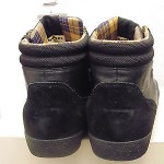NWOB DIESEL MENS FASTNER ll MID-BOOT-SNEAKER BLACK LEATHER-SUEDE SIZE:12 EUR-46