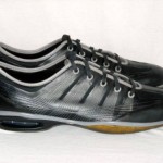 COLE HAAN NIKE AIR FLYWIRE BLACK LEATHER MENS SNEAKERS SZ 10M