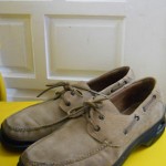 COLE HAAN COUNTRY SUEDE SHOES WITH NIKE AIR SOLE ( Sz:12M )