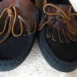 COLE HAAN SPORTING BLACK & BROWN SLIP-ON LOAFERS SZ. 10 M.