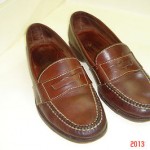 COLE HAAN DOUGLAS CLASSIC Saddle Tan Penny Loafers MENS 8.5 D