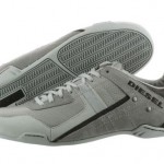 Diesel Korbin II 00Y553-PS730-H4084 Paloma Grey Leather Casual Shoes 11 Men
