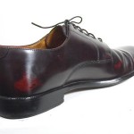 Cole Haan City Dark Red/Brown Distressed Leather Oxfords Mens Size 8 D EUC