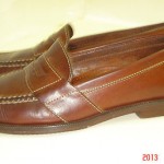 COLE HAAN DOUGLAS CLASSIC Saddle Tan Penny Loafers MENS 8.5 D