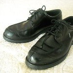 MENS COLE HAAN BLACK LEATHER OXFORDS – SZ M