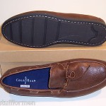 COLE HAAN Air Mason Boat Size 13 M Dark Brown Leather Casual Loafers Mens Shoes