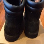 Timberland Mens  6″ Black Leather Casual  Waterproof Boots Size US 7.5