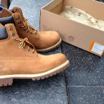 BRAND NEW Mens Stunning Genuine Timberland Brown 100% Leather Boots Size UK 9