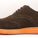 Cole Haan ‘LunarGrand’ Wingtip Mens Dark Brown-Orange size 11 M
