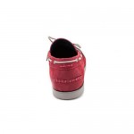 Cole Haan Air Mason Camp Moccasin Mens Red Nubuck Leather Boat Shoes