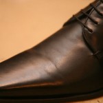 Men’s Hugo Boss Black Leather Shoes Size UK 10