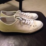 Cole Haan Mens White Leather Sneakers 12M