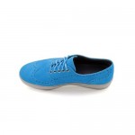 Cole Haan Bergen WingTip Mens Size 9.5 Blue Wide Suede Oxfords Shoes