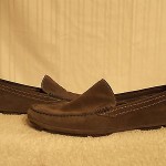 HUGO BOSS MEN’S SLIP ON DRIVING MOCASSIN SUEDE SHOE SIZE 9