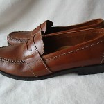 COLE HAAN MENS BROWN LEATHER LOAFERS SIZE 12 W