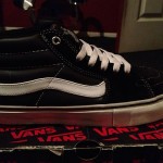 Vans Sk8 Mid Jeff Grosso Black/White Mens Size 8.5