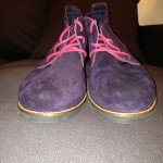 Cole Haan Nike Air Chukka Boot Purple Men’s Pink Laces Fall 9 SoHo Suede