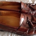 Cole Haan Mens Brown LEATHER Tassel Loafers Size 11D