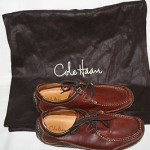 Cole Haan Mens lace front driving shoe in brown size 8M