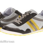 HUGO BOSS ORANGE Katio Size 12 M Grey Nylon & Leather Sneakers Mens Shoes $150