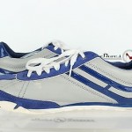 Mens Diesel Stylish Gray/Blue Leather Fashion Sneakers Shoes Sz. 13