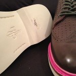 Cole Haan Nike Air Franklin EVA Wingtip Oxfords 9 Mens Gray Pink White Details