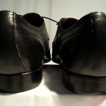 HUGO BOSS Black Leather Dress Oxfords Shoes Lace Size 12