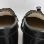 AWESOME! Mens shoes COLE HAAN black box leather slip on tassel loafers sz 9 B