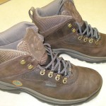 TIMBERLAND –  White Ledge Waterproof Hiking Boots  –  USED  –  men’s size 9
