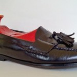Cole Haan city leather tassel loafers slip ons mens black mexico 10.5 B