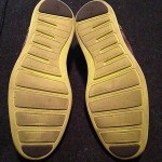 Mens Cole Haan brown suede shoes with yellow sole SZ 9.5