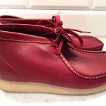 Vintage Clarks Wallabees Euro 42 RED