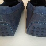 Cole Haan Nike:Air Penny Loafers Blue SOFT Leather Mocans Slip-On  Driving Shoes