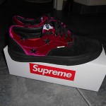 vans supreme pink velvet era pro