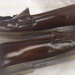Cole Haan Sz 10.5 mens burgandy leather Pinch Air tassel moc EUC!!