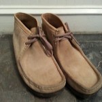 Clarks Wallabees Tan Suede Leather Shoes Men’s Size 13M