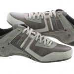 DIESEL KORBIN II 00Y553-PR151-H4399 GREY GARGOYLE PALOM LEATHER CASUAL SHOES MEN