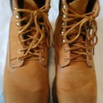 Mens Wheat Nubuck Tan 6″ Premium Timberland Boots # 10061 Size 9