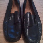 Cole Haan Slip-on Loafers with Nike Air. Black Leather. Men’s size 9.5