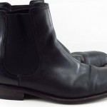 Cole Haan Nike Air Black Leather Slip On Ankle Boots Men Size 10 M