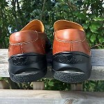 Cole Haan Nike Air Loafers 9.5 Brown Leather Slip On